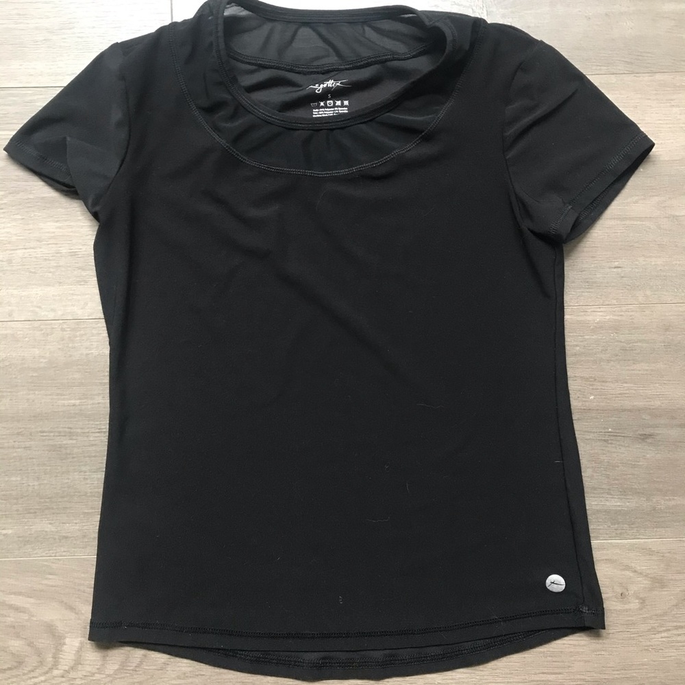 🌸NWOT X by GOTTEX Black Athletic Tee